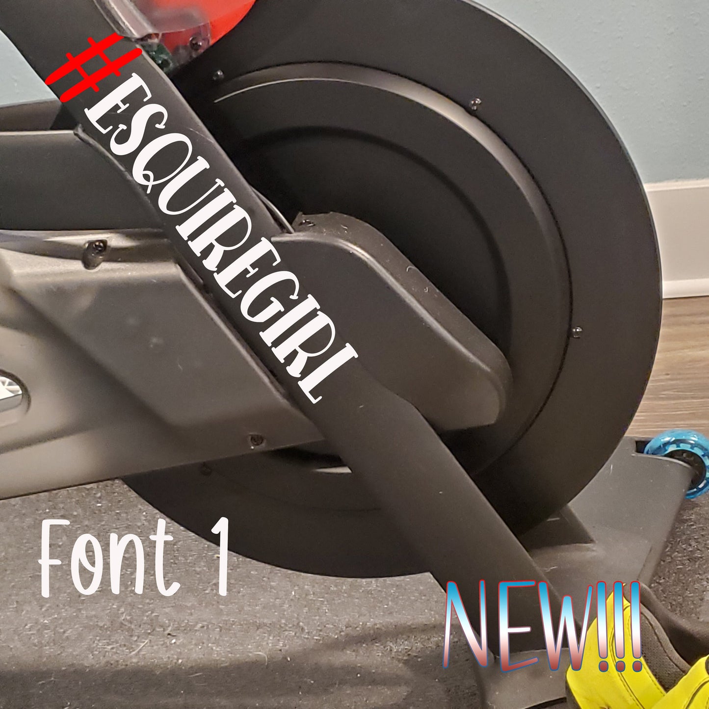 NEW FONTS, Custom Leaderboard Name Decal, Leaderboard swag, Leaderboard name Decal, Treadmill, Multiple Fonts, Workout gear