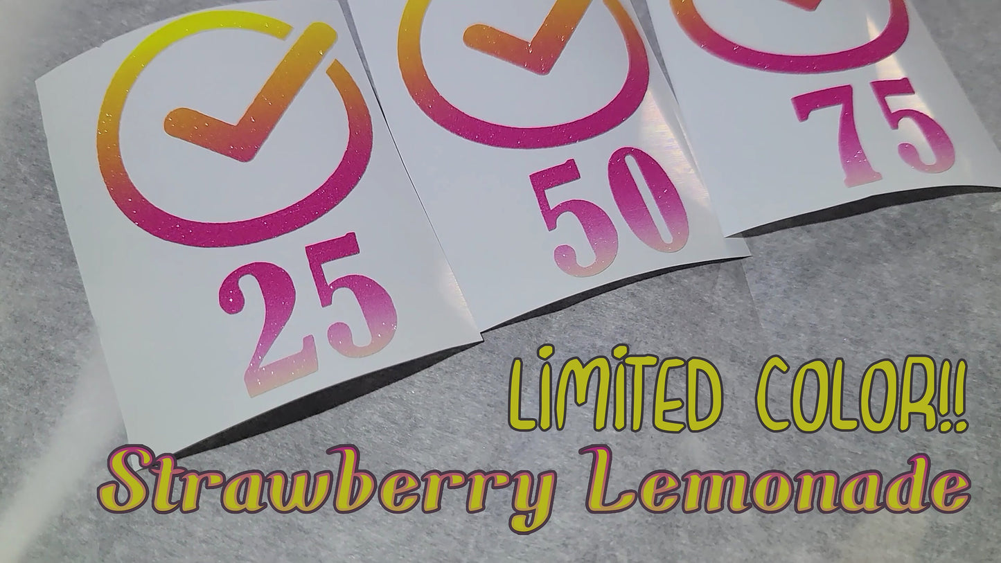 Achievement Decals - Vinyl Decals - New Stationary Bike - Indoor Cycling Decals - Ride Decals - Spin Bike Decals