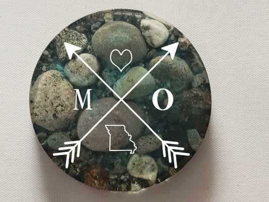 Premium | Stone Coaster |US State Love | Great Gift | Holiday |Custom stone coaster | HOME Décor | United States |  Stone Coasters